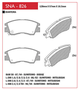 PASTILHA DE FREIO DIANTEIRO SPEED BRAKE - SNA-820 - F