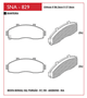 PASTILHA DE FREIO DIANTEIRO SPEED BRAKE - SNA-828 SISTEMA