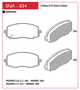 PASTILHA DE FREIO DIANTEIRO SPEED BRAKE - SNA-832 -