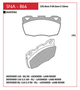 PASTILHA DE FREIO DIANTEIRO SPEED BRAKE - SNA-863 -   Z3