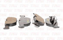 PASTILHA DE FREIO DIANTEIRO TRW - RCPT08820 SISTEMA TEVES