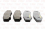 PASTILHA DE FREIO DIANTEIRO TRW - RCPT12690 SISTEMA TEVES