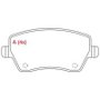 PASTILHA DE FREIO DIANTEIRO WILLTEC - PW961 -