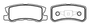 PASTILHA DE FREIO TRASEIRA ECOPADS - ECO1116 -
