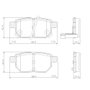 PASTILHA DE FREIO TRASEIRA FRAS-LE - PD/1315 -