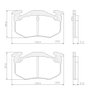 PASTILHA DE FREIO TRASEIRA LONAFLEX - P-38 -