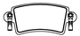 PASTILHA DE FREIO TRASEIRO ECOPADS - ECO1211 -