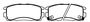 PASTILHA DE FREIO TRASEIRO ECOPADS - ECO1397 -