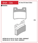 PASTILHA DE FREIO TRASEIRO SPEED BRAKE - SNA-316 -   TAURUS