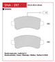 PASTILHA DE FREIO TRASEIRO SPEED BRAKE - SNA-564 -