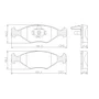 PASTILHA FREIO FIAT F19F