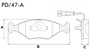 PASTILHA FREIO FIAT F26F