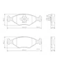 PASTILHA FREIO FIAT  F6L