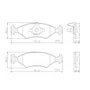 PASTILHA FREIO FORD FO21L