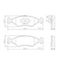 PASTILHA FREIO FORD FO21L