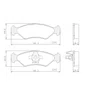 PASTILHA FREIO FORD FO28L