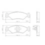 PASTILHA FREIO FORD FO28L