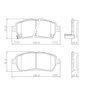 PASTILHA FREIO FORD FO29L
