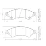 PASTILHA FREIO FORD FO32LF