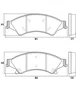 PASTILHA FREIO FORD FO32LF