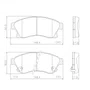 PASTILHA FREIO GM G36L