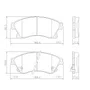 PASTILHA FREIO GM G36L