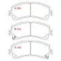 PASTILHA FREIO GM G43W