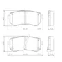 PASTILHA FREIO HYUNDAI HY10L