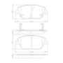 PASTILHA FREIO HYUNDAI HY13F