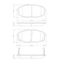 PASTILHA FREIO HYUNDAI  HY6L