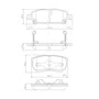 PASTILHA FREIO JEEP  J1F