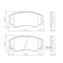 PASTILHA FREIO KIA K14F