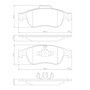 PASTILHA FREIO RENAULT R10S