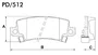 Pastilha de Freio da Toyota T13F