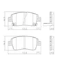 PASTILHA FREIO TOYOTA T15LF