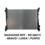 Radiador Mtf - Rd 6851 E - Bravo \ Linea \ Punto 
