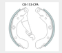 SAPATA DE FREIO TRASEIRA FRAS-LE - CB/153-CPA