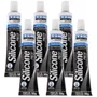 Silicone Acético Preto Alta Temperatura TEKBOND 6un
